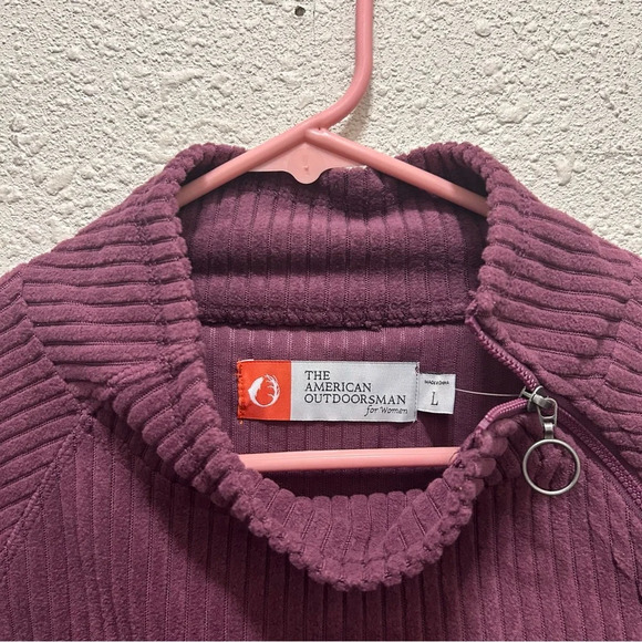The American Outdoorsman Women's Ottoman Stripe Pullover NWOT Large - Picture 8 of 8